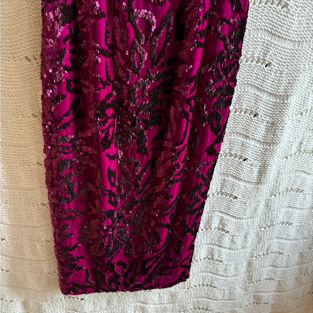 NWT Dress The Population Lynda Sequin Velvet Form fitting dress - Picture 9 of 11